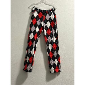 Royal And Awesome Golf Pants 30x30 Diamond In The Rough Argyle Plaid